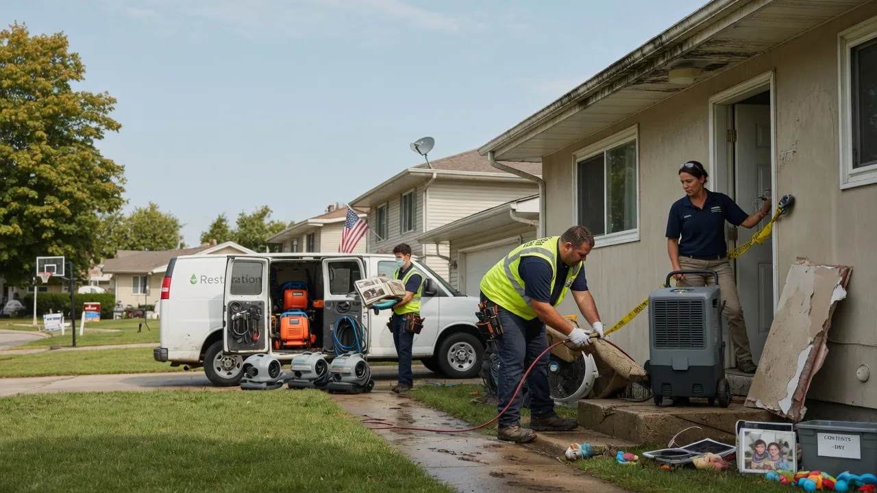 Water Damage Restoration in Baldwin, ND near me